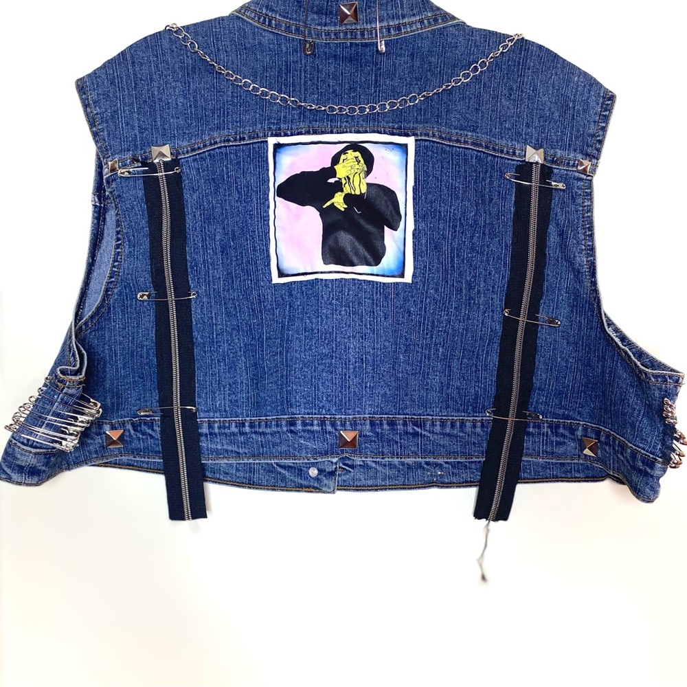 BYV_Trubb  Girl Half Jean Jacket .